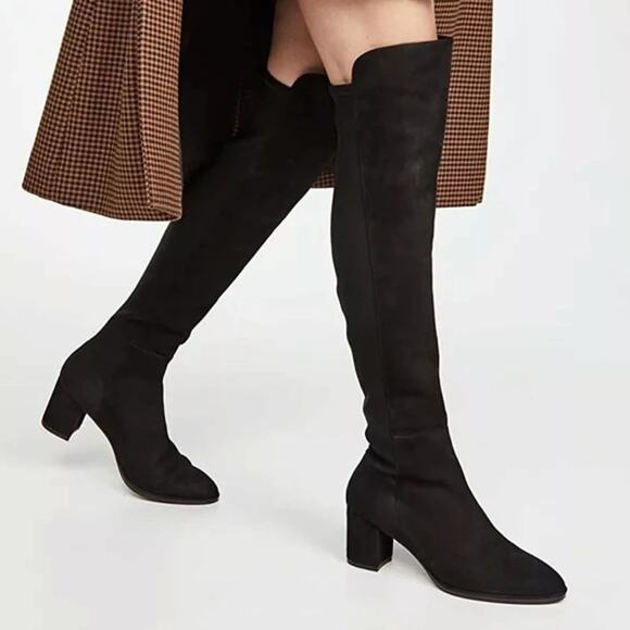 Stuart Weitzman Gillian Suede Knee-High Boots Over the Knee Boots Size 9.5 B - Picture 1 of 15